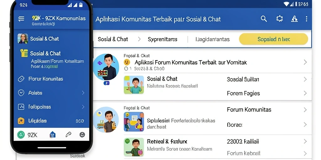 Antarmuka pengguna 9ZK yang menarik dan fungsional.