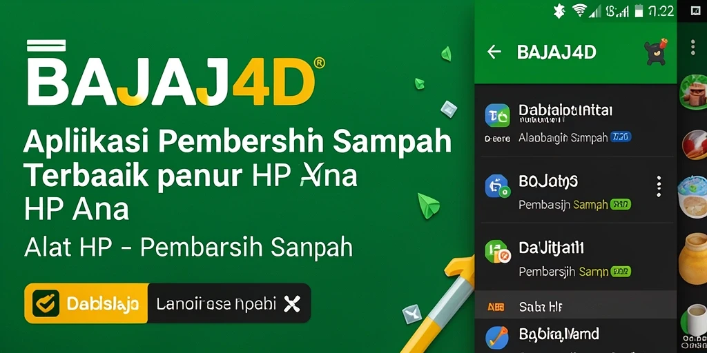 Antarmuka pengguna aplikasi BAJAJ4D yang sederhana dan fungsional.
