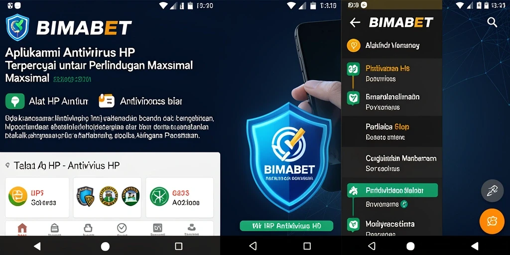 Tampilan antarmuka aplikasi BIMABET yang intuitif dan mengesankan.