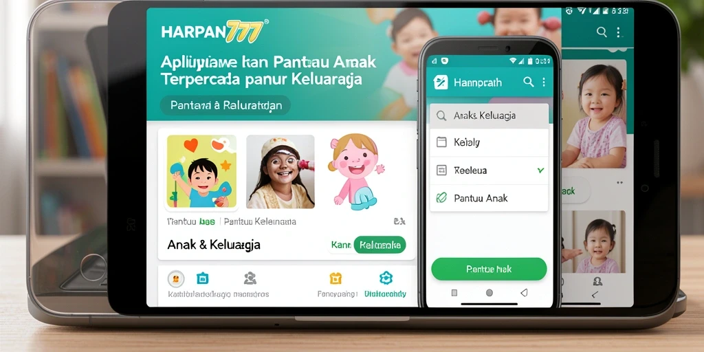 Tampilan antarmuka aplikasi Pantau Anak yang user-friendly.