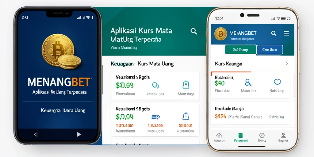 Antarmuka aplikasi MENANGBET menampilkan nilai tukar mata uang yang akurat.
